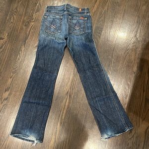 7 For All Mankind bootcut jeans.